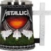 Band Merchandise~ Metallica-Master of Puppets Tankard, Resin, Black, 14.5cm