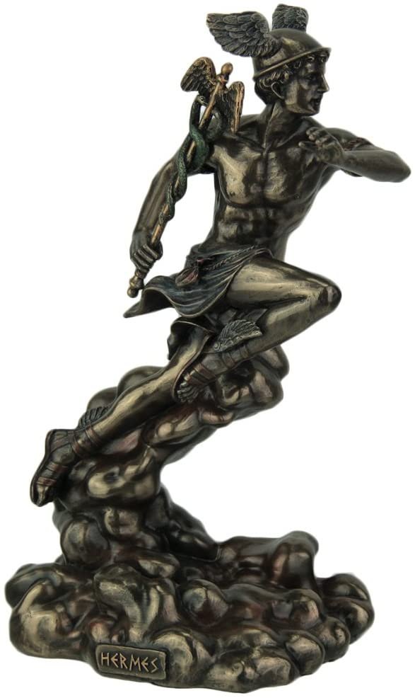 Magic  Collection~Hermes - Greek God of Travel, Luck and Commerce Statue