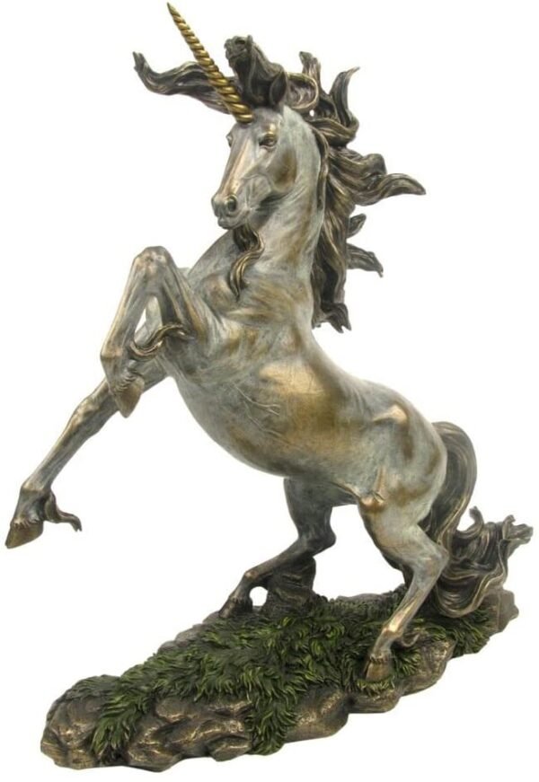 Fantasy Collection~ Unicorn Rampant Figurine 36cm Bronze