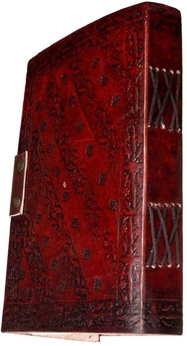 Witchcraft~Skyland LEATHER JOURNAL Writing Notebook - Antique Handmade Leather Bound Daily Notepad For Men & Women Unlined Paper 8 x 6 Inches, Best Gift for Art Sketchbook, Travel Diary & Notebooks to Write in