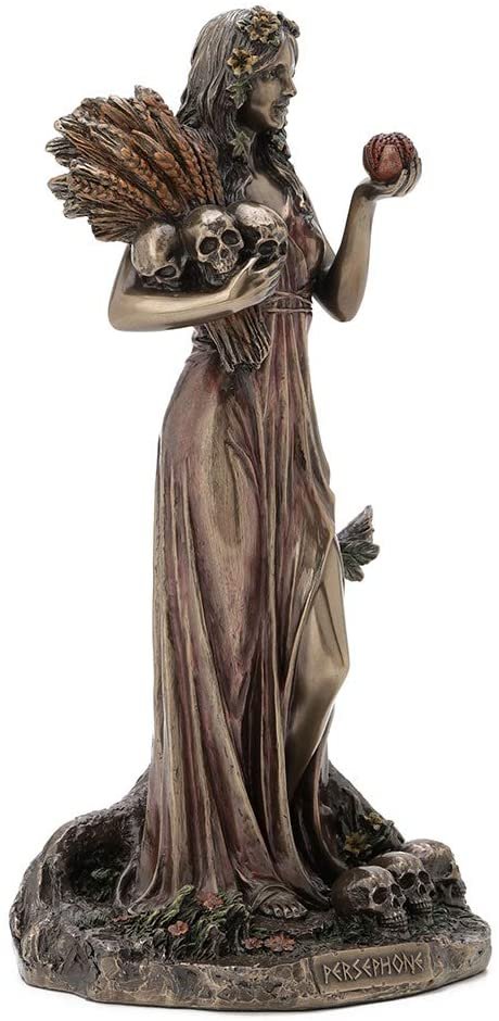 Magic  Collection~10.25 Inch Persephone Greek Goddess of Vegetation and The Underworld Antique Bronze Finish Statue
