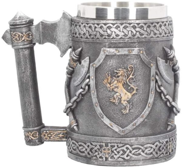 Mythology Collection~ Victory of Battle Tankard Mug 20cm Silver