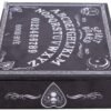 Wiccan Collection~Black and White Spirit Board and Planchette Jewellery Storage Box with Mirror, MDF, One Size
