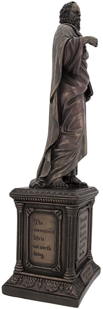 Magic  Collection~Bronze Finish Socrates Statue Philosophy