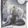 Artist Collections~ B4359M8 Snow Kisses Lisa Parker Embossed Purse 19cm Grey, PU, One Size