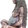 Mythology Collection~ Ethereal Mother Earth Gaia Art Statue Figurine, Polyresin, Bronze, 30cm