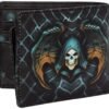 Magicun N.Giftware~Wings of Death James Ryman Wallet 10cm Blue, us:one Size, Multi Coloured