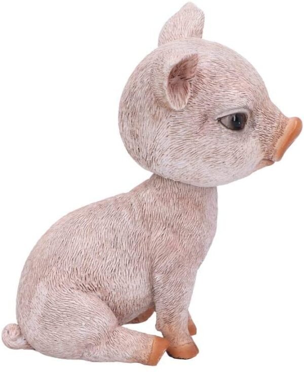 Animal Collection~ Bob Trotter Pink Pig Bobble Head Figurine, Polyresin, 15.5cm