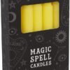 Spirit Of Equinox Magic Spell-Success Set of 12 Yellow Candles 10cm, 10.3 x 7.3 x 2.5 cms