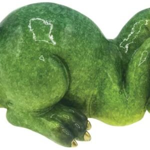 Animal Collection~ Green Nescient Nessie Lock Ness Monster Figurine Ornament, Polyresin, 17.5cm