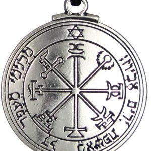 Soloman Pentant~Pewter Key of Solomon Pentacle of Jupiter Talisman Pendant