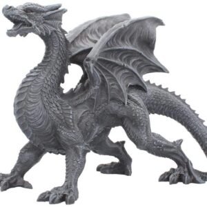 Nemesis Now Dragon Watcher Large 49cm, Resin, Black
