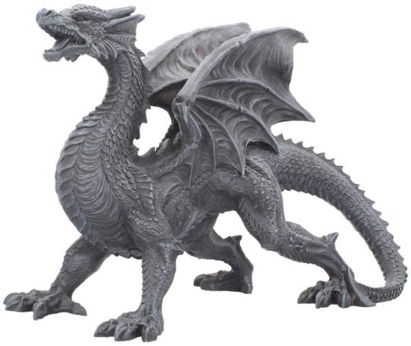 Nemesis Now Dragon Watcher Large 49cm, Resin, Black