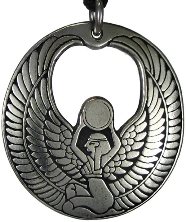 Soloman Pentant~Pewter Egyptian Goddess of Magic Isis Pendant