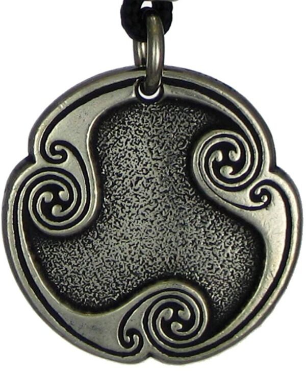 Soloman Pentant~Pewter Eolh Algiz Rune of Protection Pendant Necklace