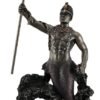 Magic  Collection~Olokun Owner of The Deep Sea Bronze Finish Statue