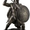 Magicun  Collection~Large Spartan King Leonidas with Sword and Shield Bronzed Statue