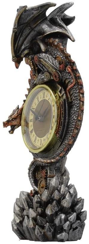 Steampunk Collection~Clockwork Reign Clock 32cm Grey
