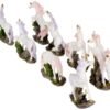 Fantasy Collection~ Magic Woodland Unicorns (Set of Eight ) Figurine 20cm White
