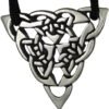 Soloman Pentant~Pewter Celtic Knot Triquetra Goddess Necklace