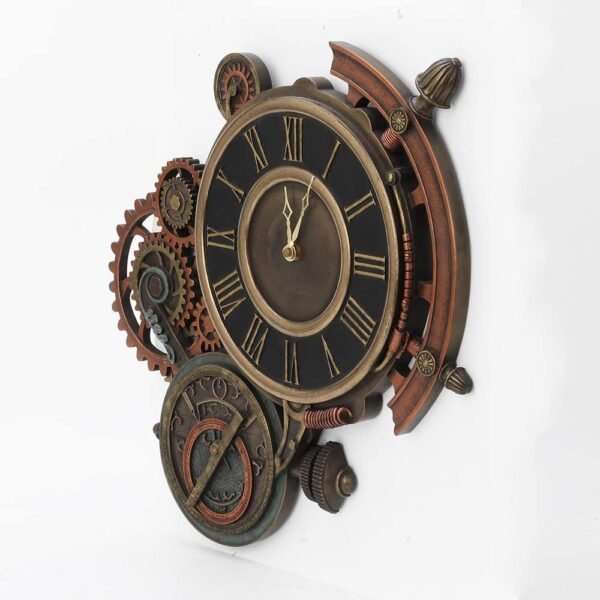 Magic  Collection~Mechanical Steampunk Astrolabe Star Tracker Wall Clock 17 Inch