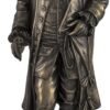 Magic  Collection~Bronzed Founding Father Benjamin Franklin Holding Kite Statue