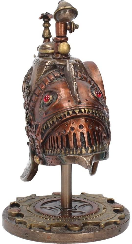 Steampunk Collection~Sub Piranha Figurine 22.5cm Orange, Resin