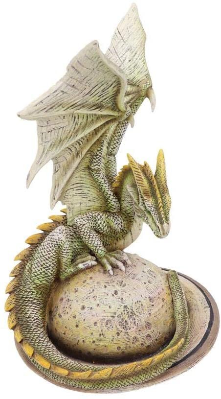 Fantasy Collection~ Saturn Guardian Green Planet Dragon Figurine, Polyresin, 26.5cm