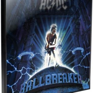 Magicun N.Giftware~ACDC Ball Breaker Crystal Clear Picture 32cm, Black, One Size