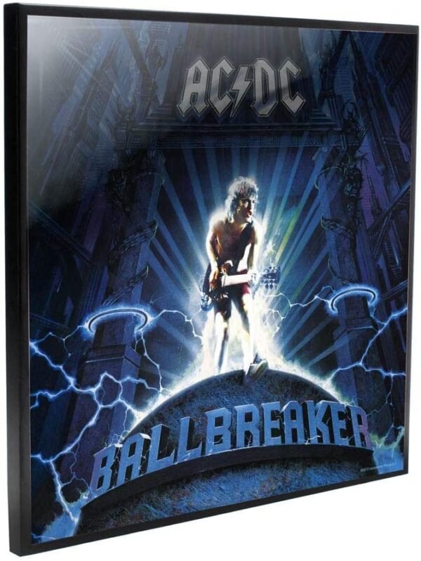 Magicun N.Giftware~ACDC Ball Breaker Crystal Clear Picture 32cm, Black, One Size