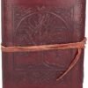 Wiccan Collection~Tree Of Life Leather Journal 28cm Brown