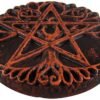 Magicun Altar~Dryad Design Tiny Tree Pentacle Plaque - Wood Finish