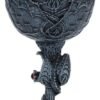 Fantasy Collection~ Protector Goblet 18.75cm, Resin w/Stainless Steel Insert, Black