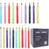Witchcraft~Laskey 1/2 Inch Diameter x 5 Inch Tall Unscented Assorted Colors Mini Chime Spell Taper Candles, Set of 100
