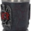 Band Merchandise~ B4132M8 Slayer Shot Glass 7cm Black, Resin w/Stainless Steel Insert