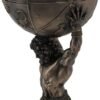 Magic  Collection~Kneeling Atlas Holding Heavens Statue/Trinket Box