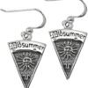 Sterling Silver Midsummer Wiccan Holiday Sabbat Dangle Earrings