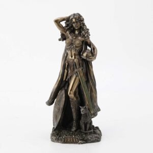 Magicun  Collection~Norse Goddess Freya Antique Bronze Finish Statue