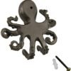 Magic  Collection~Antique Bronze Finish Steampunk Octopus Wall Hook