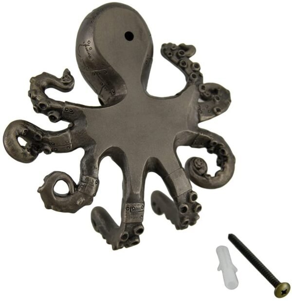 Magic  Collection~Antique Bronze Finish Steampunk Octopus Wall Hook