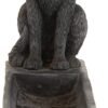 Animal Collection~ Catching The Scent Incense Burner 25cm, Resin, Black
