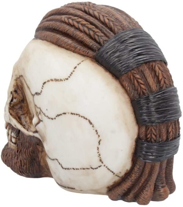 Magicun N.Giftware~Ragnar Skull 16cm Figurine Ivory, Resin