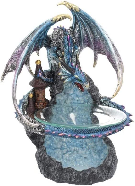 Fantasy Collection~ Flame Saviour 24cm Oil Burner, Blue