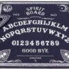 Wiccan Collection~Black and White Spirit Board with Planchette, MDF/Polyester, 38.5cm