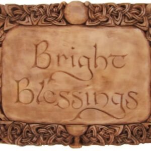 Magicun Altar~Bright Blessings Wall Plaque Wood Finish