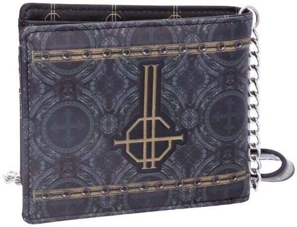 Band Merchandise~ Ghost Wallet-Gold, Black, 11cm