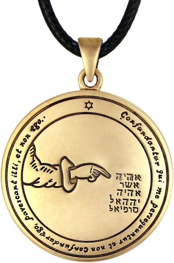 Bronze Fourth Pentacle of the Moon Talisman for Protection