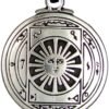 Soloman Pentant~Pewter Talisman for Invisibility Black Pullet Pentacle Necklace Pendant