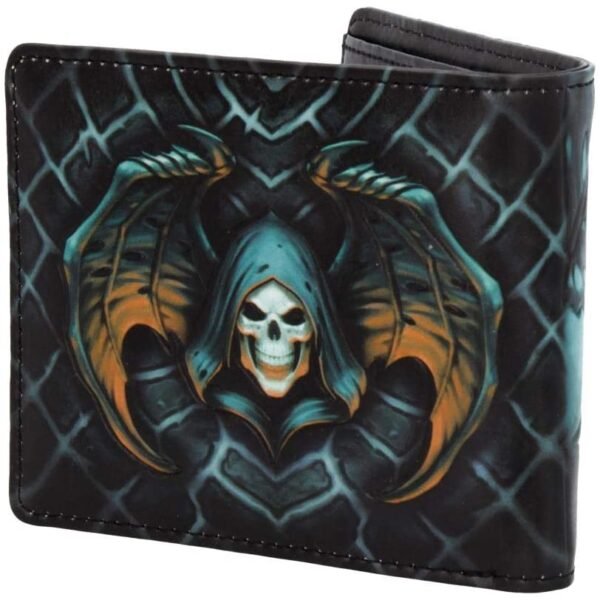 Artist Collections~ Wings of Death James Ryman Wallet 10cm Blue, PU
