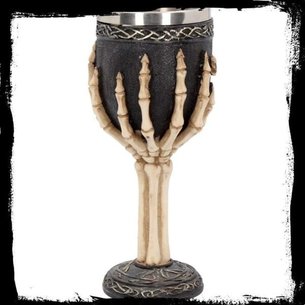 Dark Collection~Tribal Skeleton Goblet Goblet 22cm Black